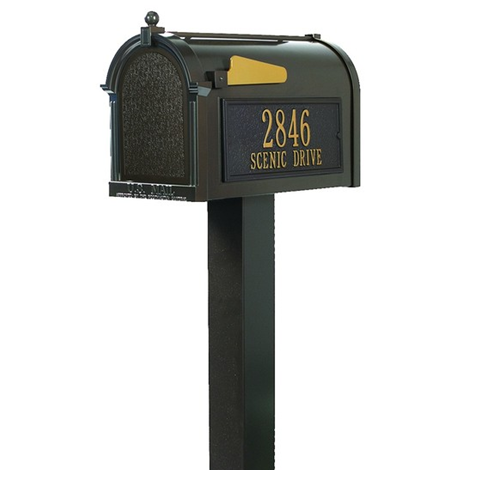 Whitehall Balmoral Mailbox - Extra Large Capacity, White, USPS Approved - View #2